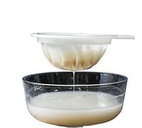 Sieves and Strainers 100/200/400 Mesh Kitchen Ultra-fine Mesh Strainer Kitchen Nylon Mesh Filter Spoon for Replacement for Soy Milk Coffee Milk Yogurt Chinois Strainer(400 mesh)