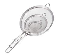 Sieves and Strainers Set, Metal Sieve Stainless Steel, Fine Mesh Strainer, 3 Piece Set Mesh Stainless Steel Strainers, Sive Cooking, Flour for Baking Rust Seive, Dishwasher Safe SIV, Colander