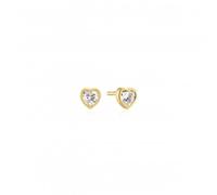 Sif Jakobs 18k Gold Plated Amorino Earrings SJ-E2492-CZ-YG - Premium Finish