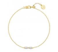 Sif Jakobs 18k Gold Plated Ellera Ovale Bracelet SJ-B2418-CZ-YG - Refined