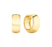 Sif Jakobs Largo Sterling Silver Yellow Gold Plated Chunky Hoop Earrings