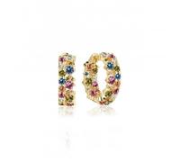 Sif Jakobs 18k Gold Plated Livigno Creolo Piccolo Earrings SJ-E2363-XCZ-YG