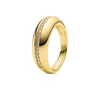 Sif Jakobs 18K gold plated Palermo SJ-R2588-Cubic Zirconia-YG Ring - SJ-R2588-CZ-YG - Size 52 - Gold Plated / Zirconia