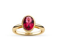 Sif Jakobs 18k Gold Plated Sardinien Ovale Grande SJ-R2796-PKCubic Cubic Zirconia-YG Ring - SJ-R2796-PKCZ-YG - Size 60 - Gold Plated / Zirconia