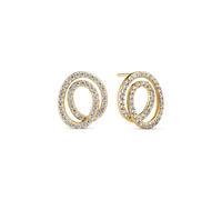 Sif Jakobs 18k Gold Plated Spirale Due Piccolo SJ-E2577-Cubic Zirconia-YG Earrings - SJ-E2577-CZ-YG - Gold Plated / Zirconia