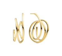 Sif Jakobs 18K gold plated Spirale Pianura Grande Earrings - SJ-E2591-YG - Gold Plated