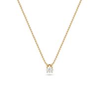 Sif Jakobs 18K Gold Plated White Zirconia Ovale Necklace SJ-N2744-CZ-YG - - 18k Gold Plated / Zirconia