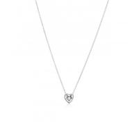 Sif Jakobs 925 Sterling Silver Amorino Necklace SJ-N2492-CZ - Elegant