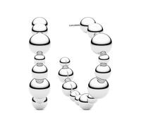 Sif Jakobs 925 Sterling Silver Bormio Circolo Earrings - SJ-E2598 - Sterling Silver