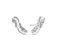 Sif Jakobs 925 Sterling Silver Ellera Waves Altro SJ-E2759-Cubic Zirconia Earrings - SJ-E2759-CZ - Sterling Silver / Zirconia
