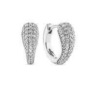Sif Jakobs 925 Sterling Silver Goccia Circolo SJ-E2753-Cubic Zirconia Earrings - SJ-E2753-CZ - Sterling Silver / Zirconia