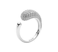 Sif Jakobs 925 Sterling Silver Goccia Piccolo SJ-R2753-Cubic Zirconia Ring - SJ-R2753-CZ - Size 58 - Sterling Silver / Zirconia