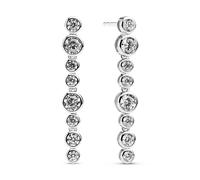 Sif Jakobs 925 Sterling Silver Sardinien Lungo Piccolo SJ-E2770-Cubic Zirconia Earrings - SJ-E2770-CZ - Sterling Silver / Zirconia