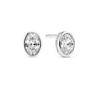 Sif Jakobs 925 Sterling Silver Sardinien Ovale SJ-E2795-Cubic Zirconia Earrings - SJ-E2795-CZ - Sterling Silver / Zirconia
