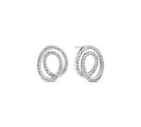 Sif Jakobs 925 Sterling Silver Spirale Due Piccolo SJ-E2577-Cubic Zirconia Earrings - SJ-E2577-CZ - Sterling Silver / Zirconia