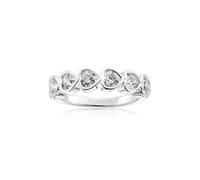 Sif Jakobs Amorino Ring Silver SJ-R2494-CZ-54 - Woman - 925 Sterling Silver Silver/White 54
