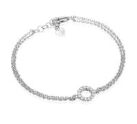 Sif Jakobs Biella Piccolo Bracelet Goldplated Silver SJ-B337-1-CZ - Woman - 925 Sterling Silver Silver 20 cm