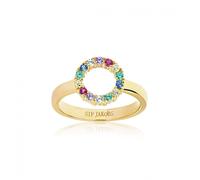 Sif Jakobs Biella Piccolo Ring Goldplated Silver SJ-R337-XCZ-YG-52 - Woman - 925 Sterling Silver Gold 52