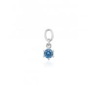 Sif Jakobs Blue Zirconia Circolo Uno Earring Charm SJ-CH2371-BLCZ - Premium - 925 Sterling Silver / Blue Zirconia