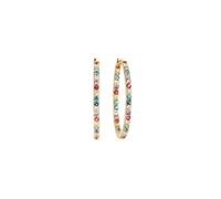Sif Jakobs Bovalino Earrings Goldplated Silver SJ-E1790-XCZ-YG - Woman - 925 Sterling Silver Gold/Multicoloured