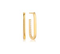 Sif Jakobs Capizzi Earrings 18 ct. Goldplated Silver SJ-E42212-CZ-YG - Woman - 925 Sterling Silver Gold/White 27 mm