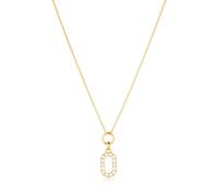 Sif Jakobs Capizzi Piccolo Necklace 18 ct. Goldplated Silver SJ-N42230-CZ-YG - Woman - 925 Sterling Silver Gold