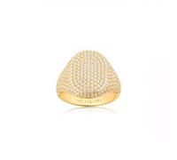 Sif Jakobs Capizzi Ring 18 ct. Goldplated Silver SJ-R42240-CZ-YG-50 - Woman - 925 Sterling Silver Gold 50