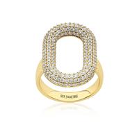 Sif Jakobs CAPRI Ring 18 ct. Goldplated Silver SJ-R62014-CZ-YG-54 - Woman - 925 Sterling Silver Gold 54