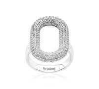 Sif Jakobs Capri Ring SJ-R62014-CZ in Silver - 56 - 925 Sterling Silver