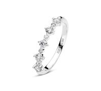 Sif Jakobs Diamonds 14k White Gold Brina Diamond Ring SJ-R2535-WD-WG - Bold - Size 50 - 14k White Gold / Diamond