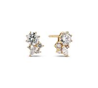Sif Jakobs Diamonds 14k Yellow Gold Lovere Diamond Earrings SJ-E2550-WD-YG - - 14k Yellow Gold / Diamond