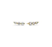 Sif Jakobs Diamonds 14k Yellow Gold Tiara Piccolo Diamond Earrings SJ-E2518-WD-YG - - 14k Yellow Gold / Diamond