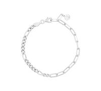 Sif Jakobs Dorno Sterling Silver Dual Anchor & Paper Link Chain Link Bracelet