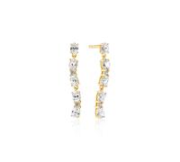 Sif Jakobs ELLERA Earrings 18 ct. Goldplated Silver SJ-E2417-CZ-YG - Woman - 925 Sterling Silver Gold