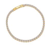 Sif Jakobs Ellera Grande Bracelet 18 ct. Goldplated Silver SJ-B2870-CZ-YG-17 cm - Woman - 925 Sterling Silver Gold 17 cm