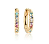 Sif Jakobs Ellera Grande Earrings, 18k Gold Plated Hoop Earrings