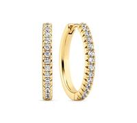 Sif Jakobs Ellera Grande Earrings, 18k Gold Plated Hoop Earrings