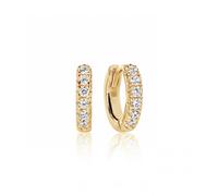 Sif Jakobs Jewellery Ellera Piccolo Cubic Zirconia Hoop Earrings