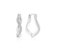 Sif Jakobs ELLERA WAVES Earrings Silver SJ-E3869-CZ - Woman - 925 Sterling Silver Silver