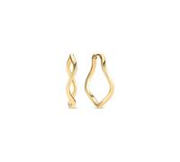 Sif Jakobs Ellera Waves Pianura X-Grande Earrings 18 ct. Goldplated Silver SJ-E3879-YG - Woman - 925 Sterling Silver Gold
