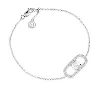 Sif Jakobs Ellisse Carezza Bracelet Silver SJ-B2360-CZ - Woman - 925 Sterling Silver Silver 19 cm