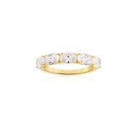 Sif Jakobs ELLISSE CINQUE Ring Goldplated Silver SJ-R2341-CZ-YG-54 - Woman - 925 Sterling Silver Gold 54