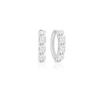 Sif Jakobs ELLISSE CREOLO Earrings Silver SJ-E2315-CZ - Woman - 925 Sterling Silver Silver 17 mm
