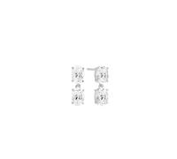 Sif Jakobs Ellisse Due Piccolo Earrings Silver SJ-E2308-CZ - Woman - 925 Sterling Silver Silver