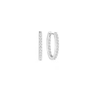 Sif Jakobs Ellisse Piccolo Earrings Silver SJ-E2312-CZ - Woman - 925 Sterling Silver Silver