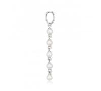 Sif Jakobs Freshwater Pearl Perla Cinque Earring Charm SJ-CH2379-P - - 925 Sterling Silver / Freshwater Pearl