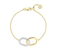 Sif Jakobs Gold Plated Capizzi Due Piccolo Bracelet SJ-B42236-CZ-YG - - 18k Gold Plated