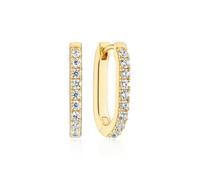 Sif Jakobs Gold Plated Capizzi Medio Earrings SJ-E42211-CZ-YG - - 18k Gold Plated