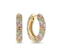 Sif Jakobs Gold Plated Carrara Medio Earrings SJ-E2474-XCZ-YG - Elegant - 18k Gold Plated
