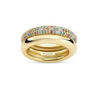 Sif Jakobs Gold Plated Carrara Ring SJ-R2476-XCZ-YG - Elegant Styling | - 60 - 18k Gold Plated